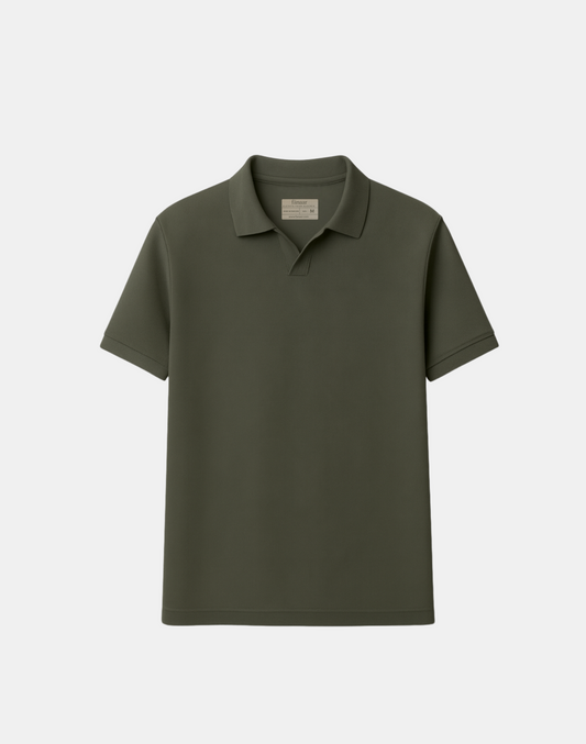 Essential Piqué Polo - Green