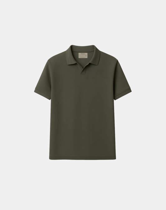 Essential Piqué Polo - Green