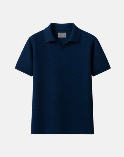 Essential Piqué Polo - Blue